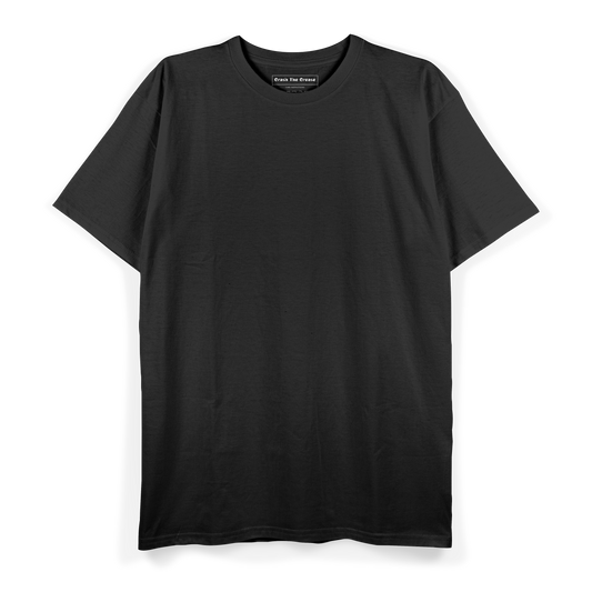 Unisex Crew Neck T-shirt: Black