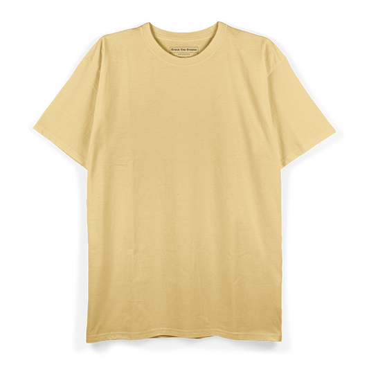 Unisex Crew Neck T-shirt: Sand