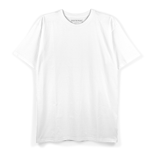 Unisex Crew Neck T-shirt: White