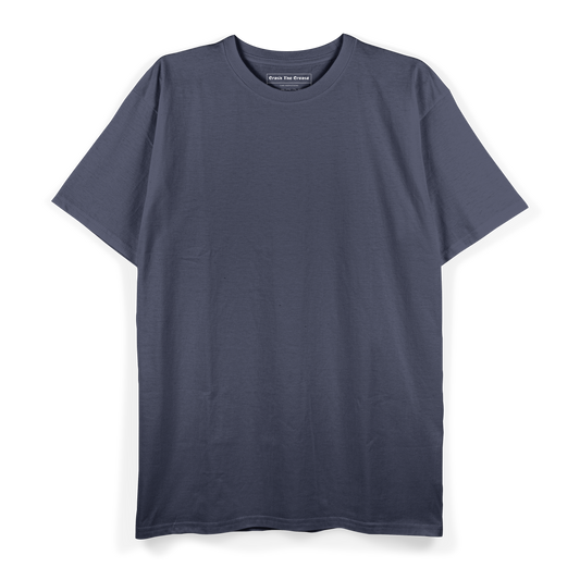 Unisex Crew Neck T-shirt: Navy Blue
